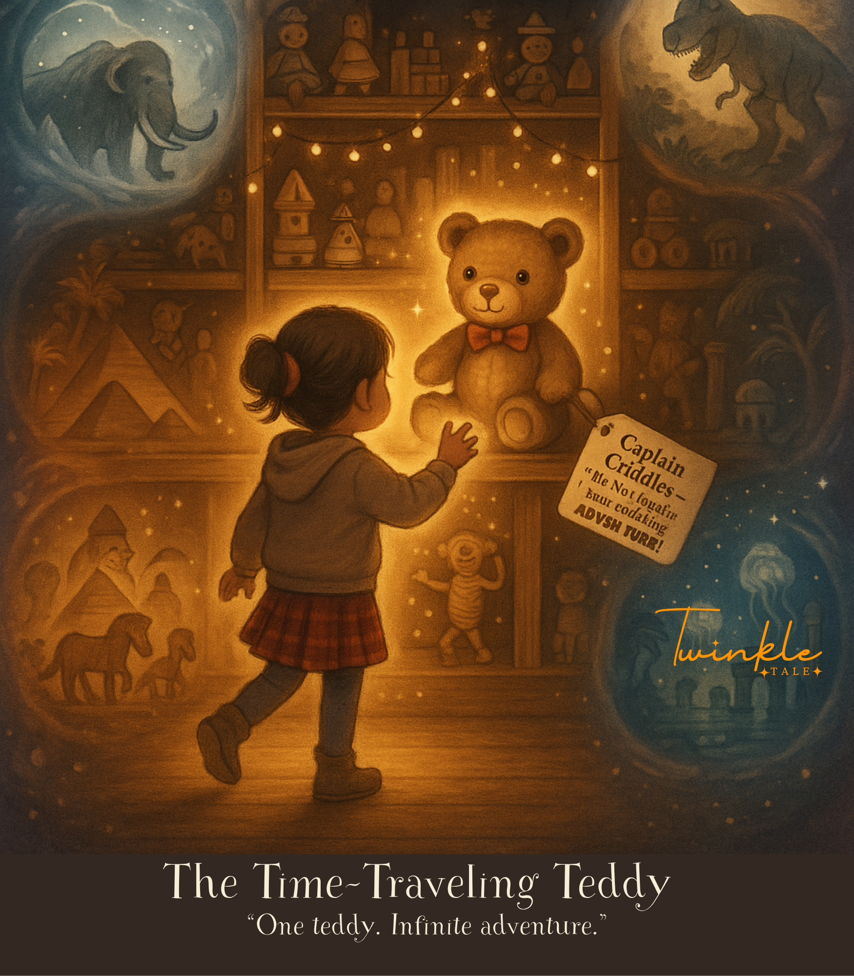 The Time-Traveling Teddy Girl – A Personalized Premium Adventure Story book.