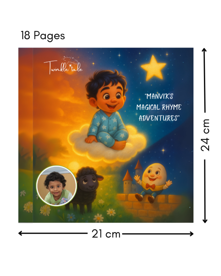 Magical Rhyme Adventure Boy – A Personalized Premium Adventure Story book.