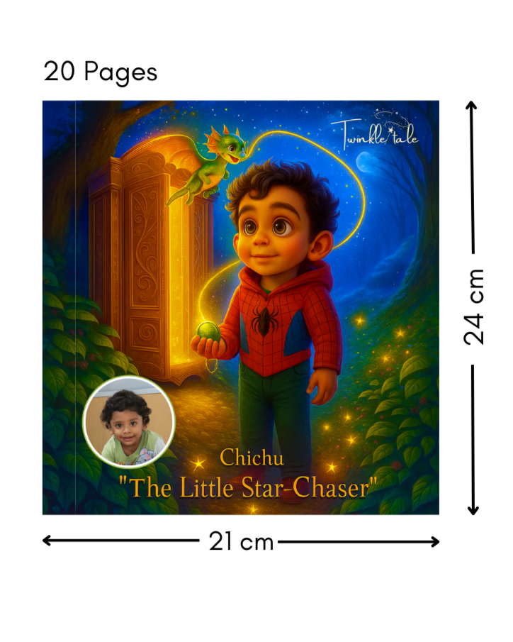The Little Star-Chaser Boy – A Personalized Premium Adventure Story book.