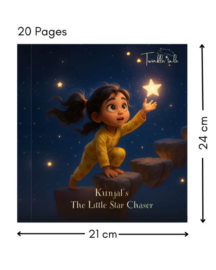 The Little Star-Chaser Girl – A Personalized Premium Adventure Story book.
