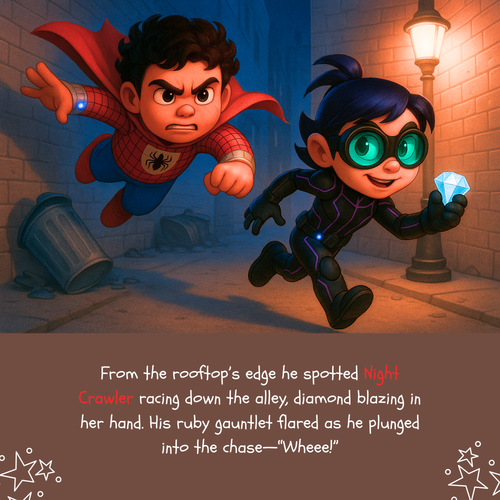 Superman Chichu & The diamond heist_Boy – A Personalized Premium Adventure Story book.