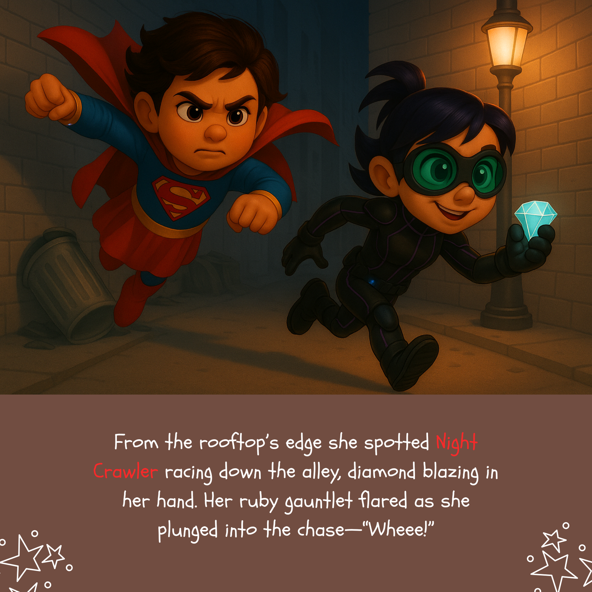 Superman Chichu & The diamond heist_Girl – A Personalized Premium Adventure Story book.