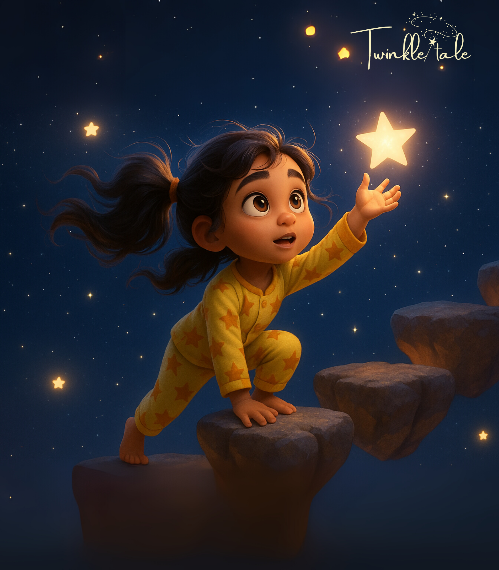 The Little Star-Chaser Girl – A Personalized Premium Adventure Story book.